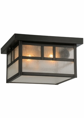 Two Light Flushmount Outdoor Ceiling Mount Lighting hot sale
