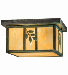 Two Light Flushmount Outdoor Ceiling Mount Lighting hot sale