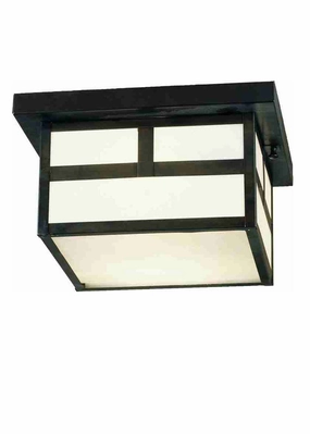 Two Light Flushmount Outdoor Ceiling Mount Lighting hot sale