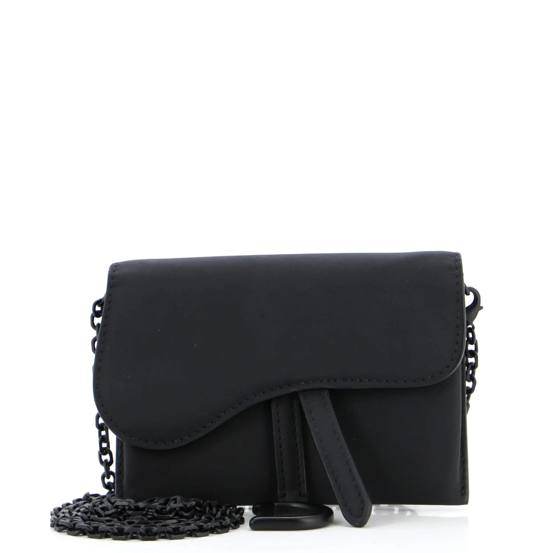 Ultra Matte Saddle Nano Pouch Leather