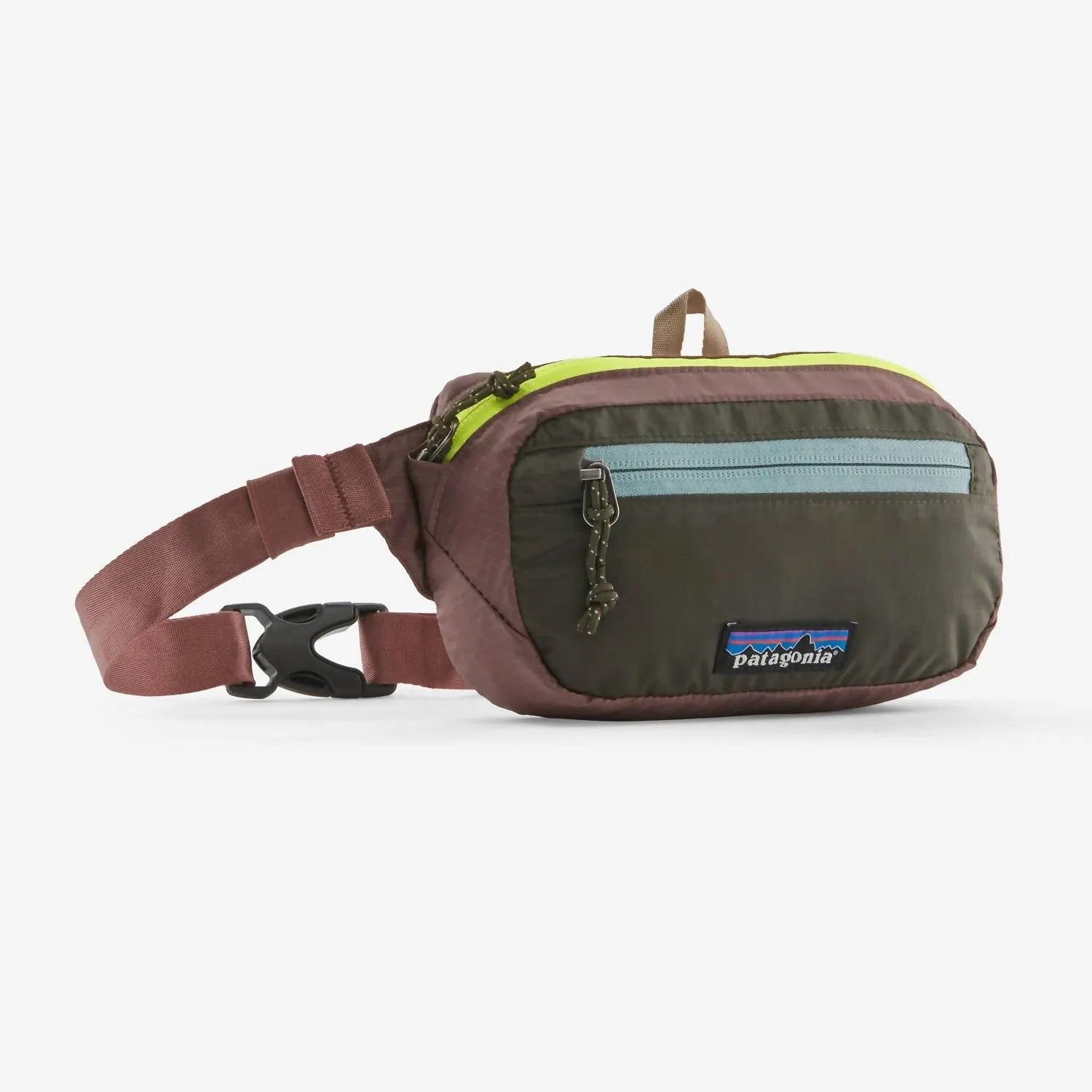 Ultralight Hole Mini Hip Pack 1L In Patchwork: Pine Needle Green