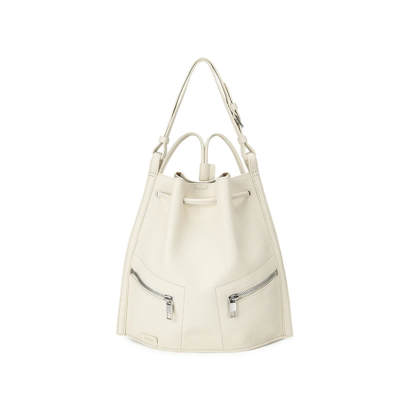 Ursula 2-Way Hobo Backpack Small - Cream Beige