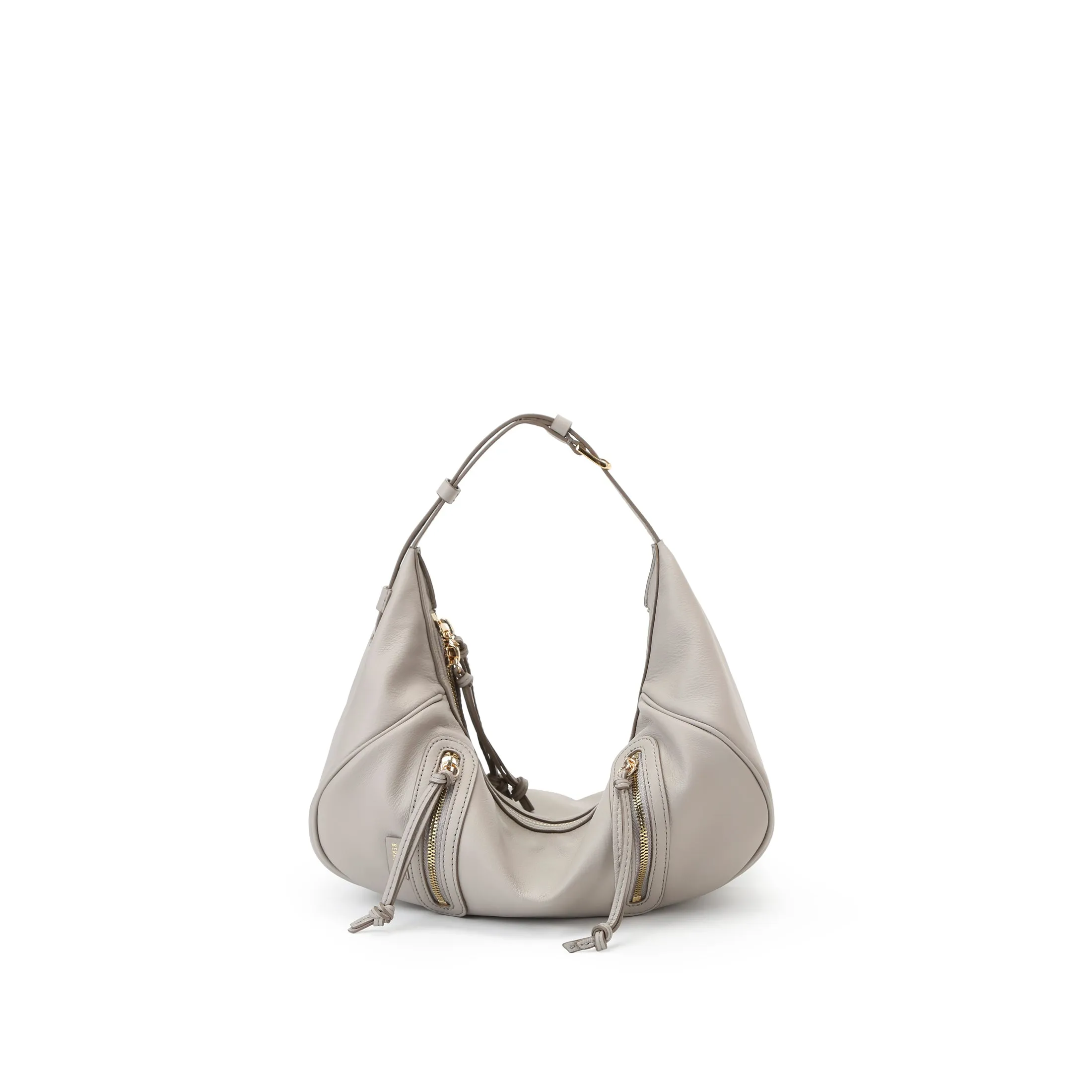 Ursula V11 2-Way Drape Hobo / Crossbody Bag Small - Grey