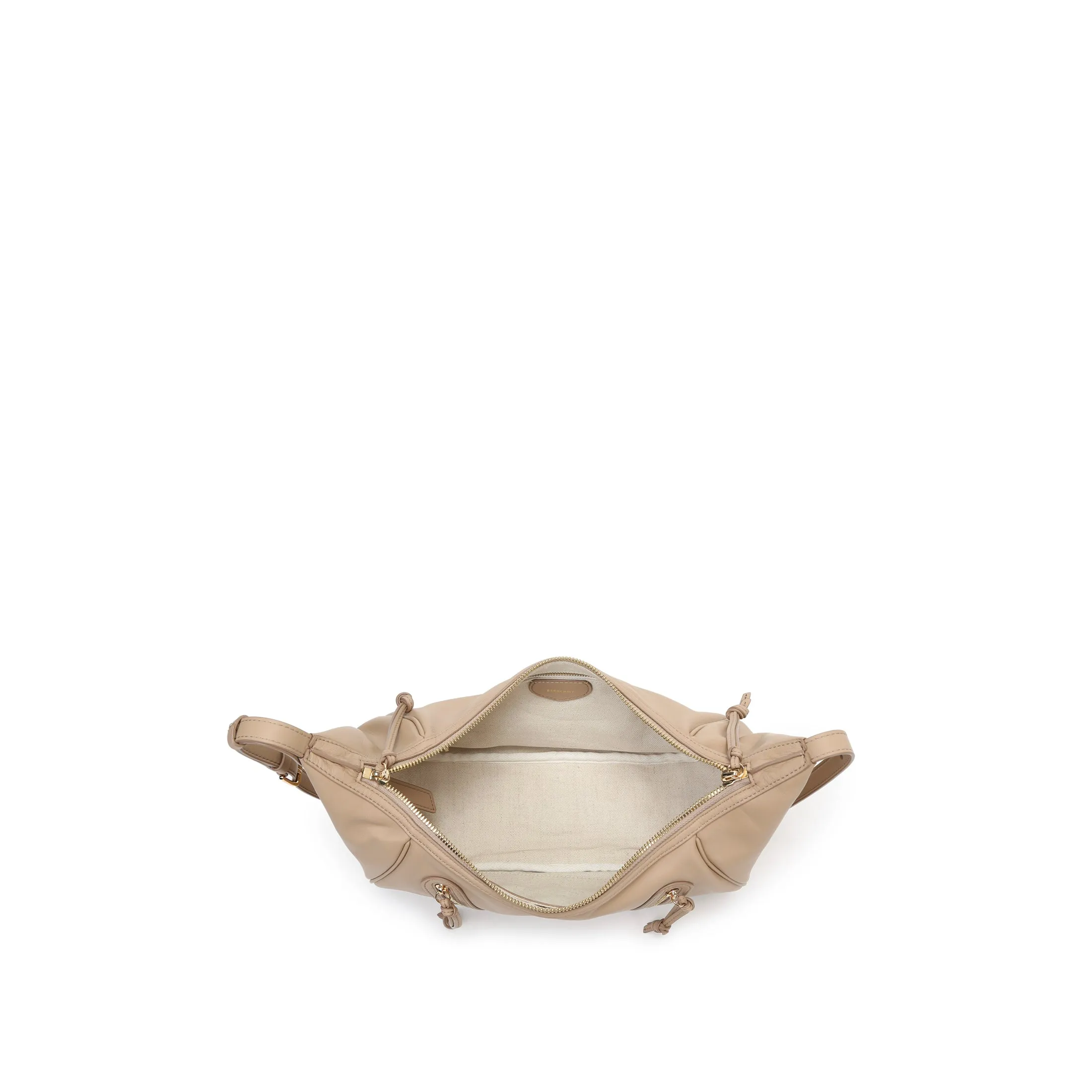 Ursula V11 2-Way Drape Hobo / Crossbody Bag Small - Toffee