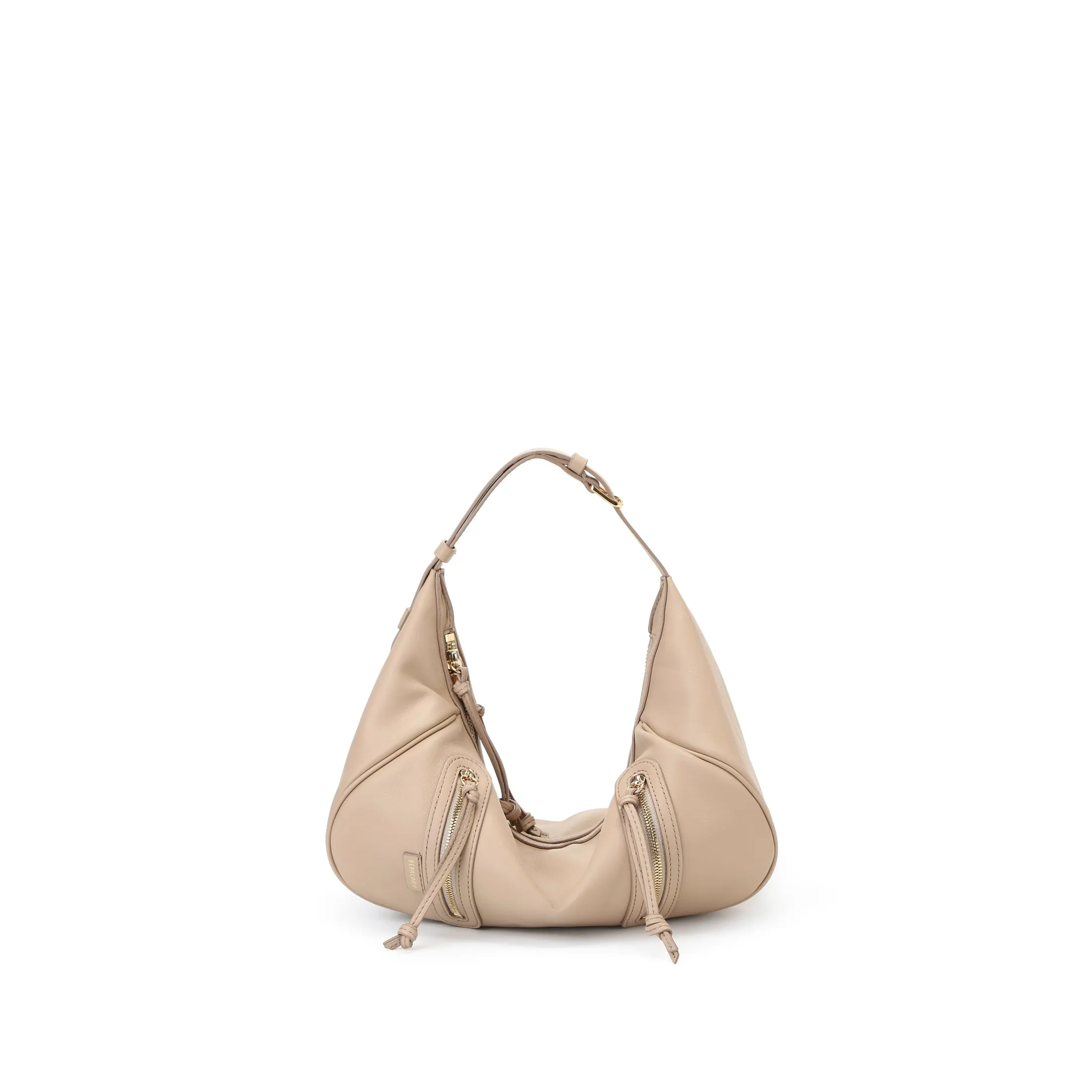 Ursula V11 2-Way Drape Hobo / Crossbody Bag Small - Toffee