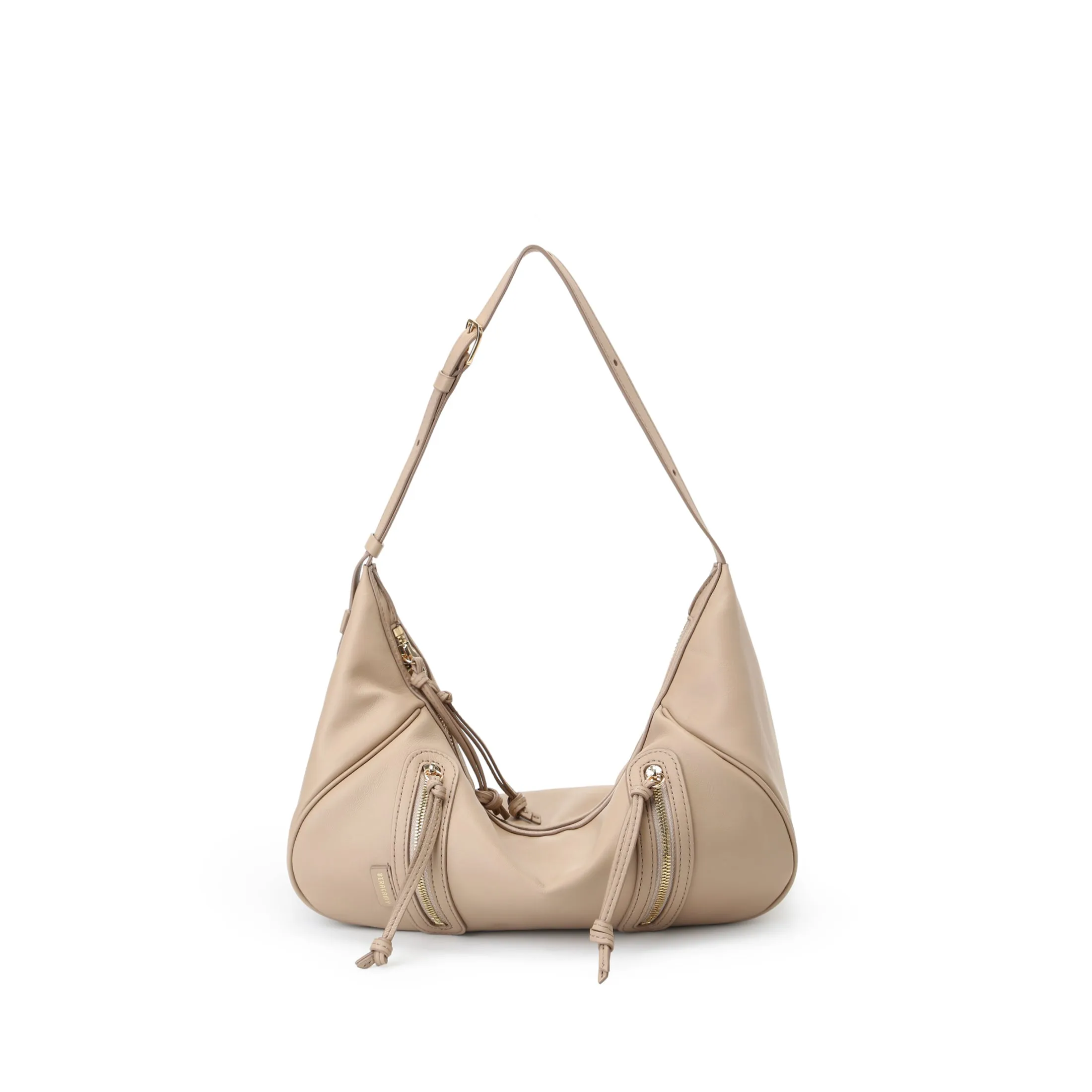 Ursula V11 2-Way Drape Hobo / Crossbody Bag Small - Toffee