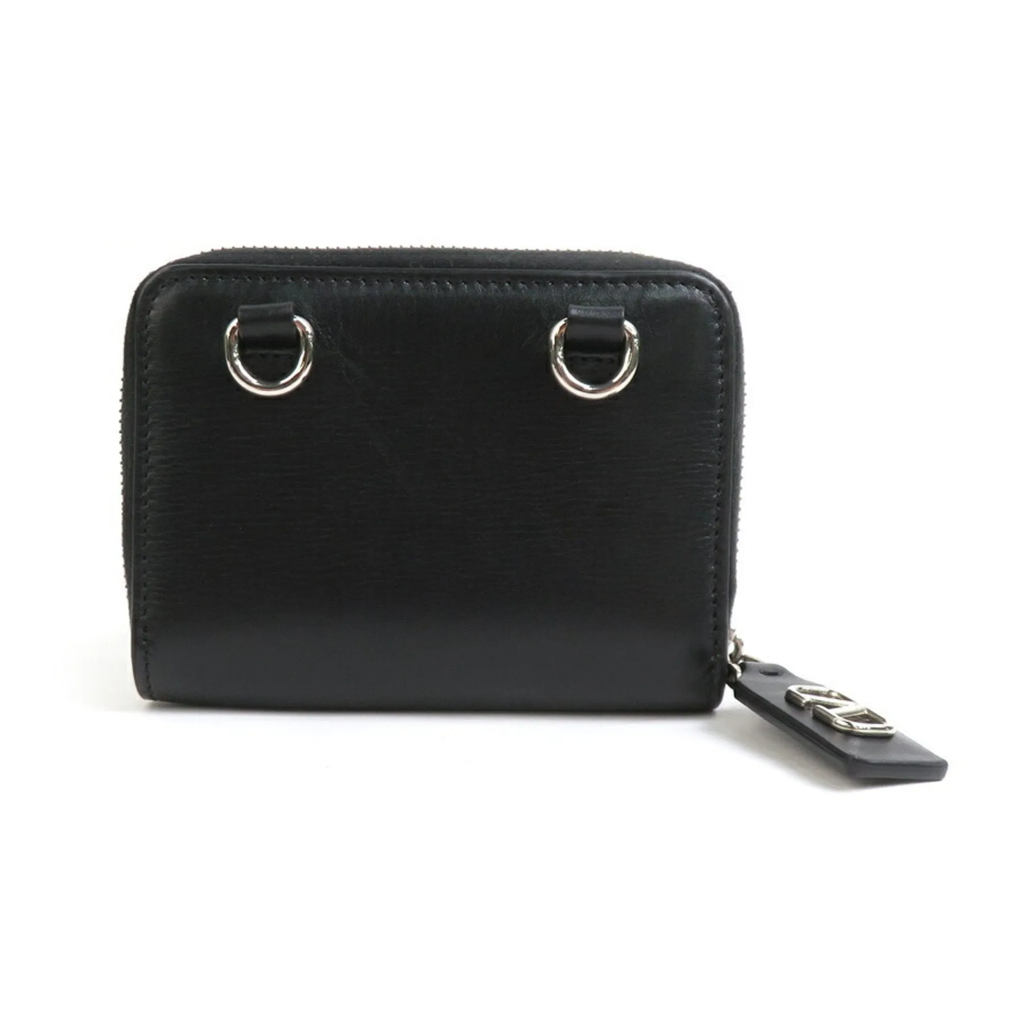 Valentino Garavani Leather Coin Purse/Coin Case (Pre-Owned)