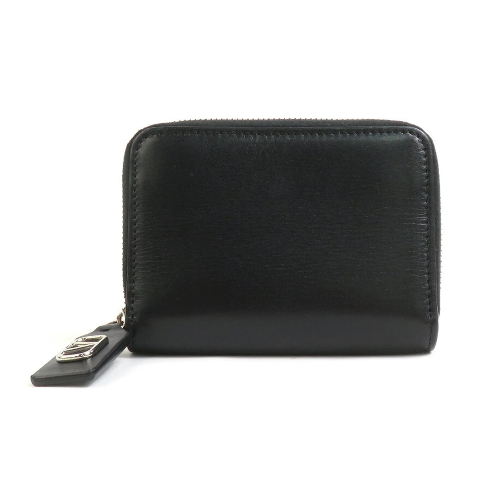 Valentino Garavani Leather Coin Purse/Coin Case (Pre-Owned)