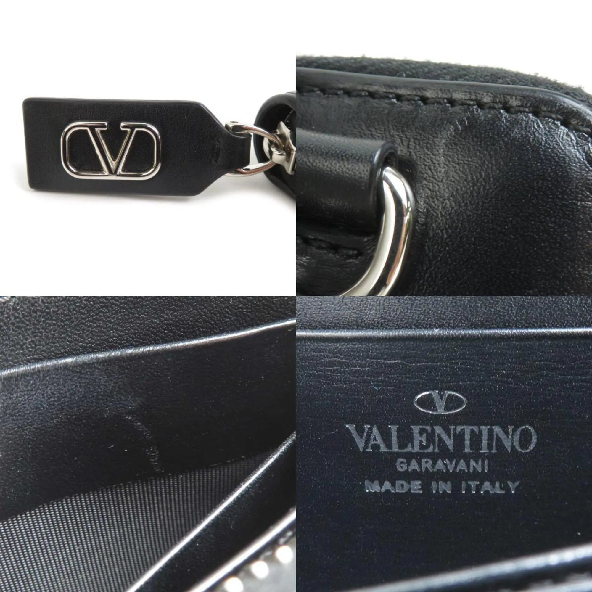 Valentino Garavani Leather Coin Purse/Coin Case (Pre-Owned)
