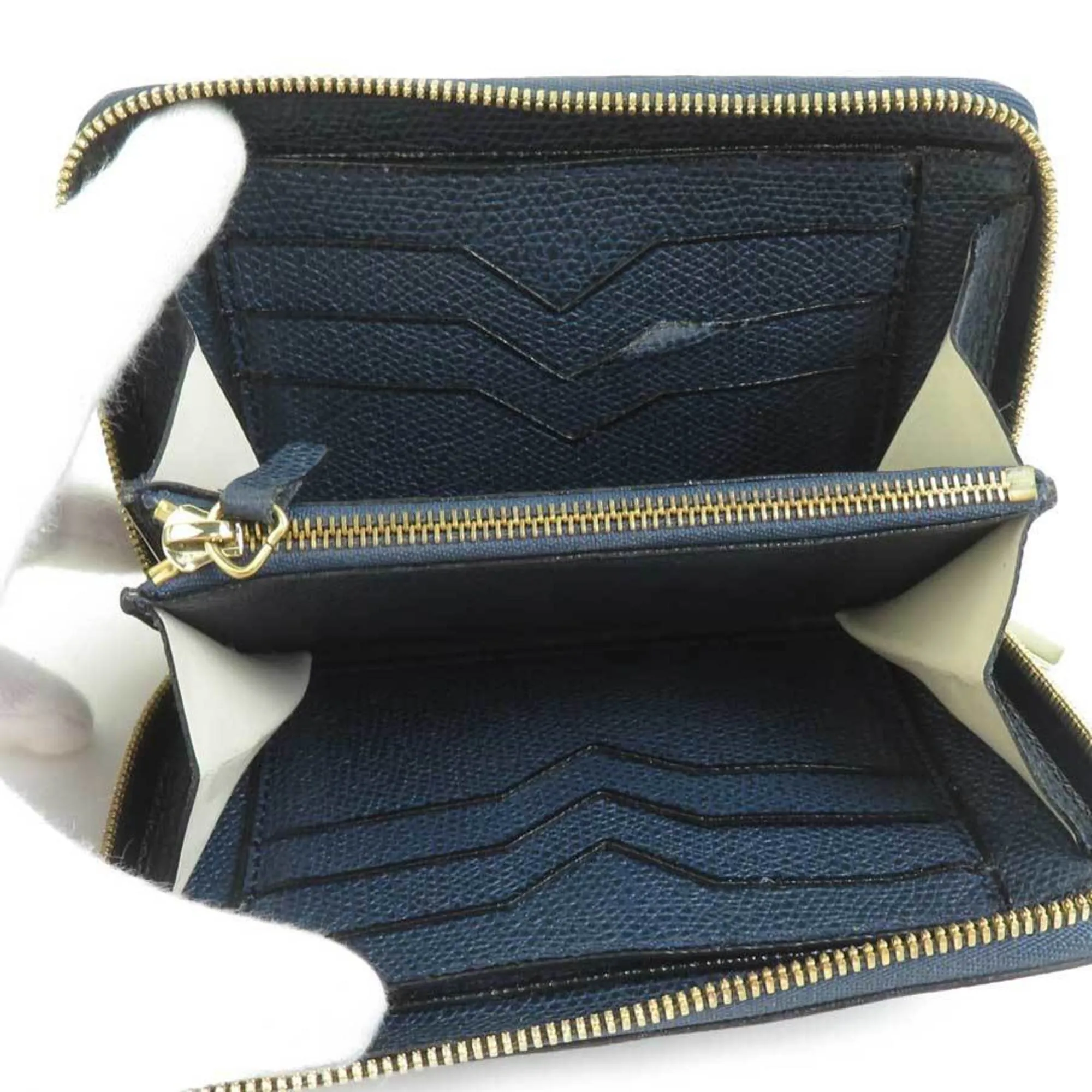 Valextra  Leather Coin Purse/Coin Case (Pre-Owned)
