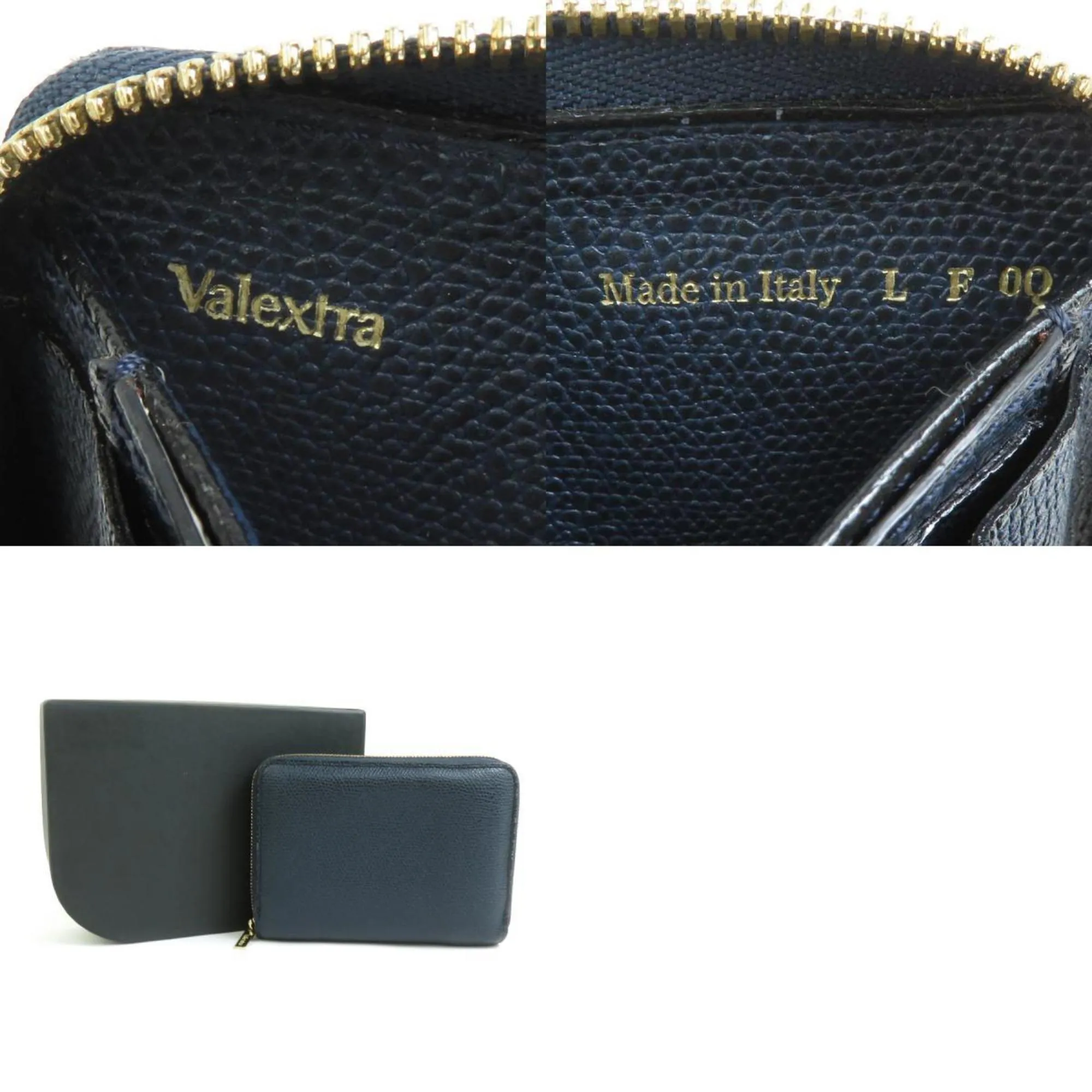 Valextra  Leather Coin Purse/Coin Case (Pre-Owned)