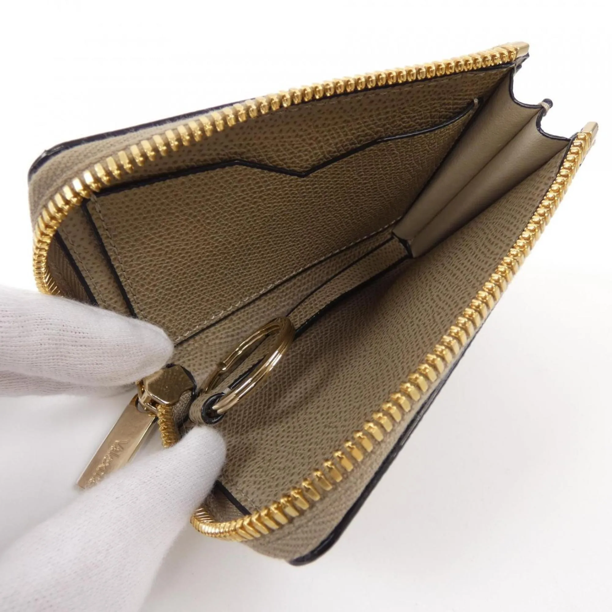 Valextra Leather Coin Purse/Coin Case (Pre-Owned)
