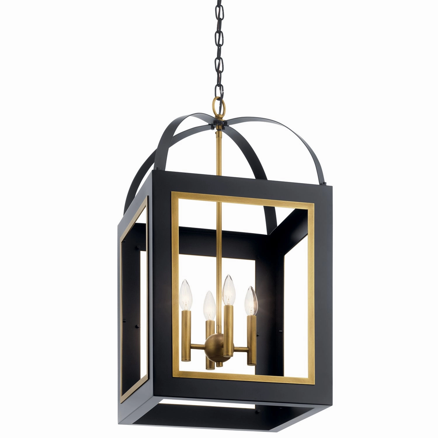 Vath Four Light Foyer Pendant Black Ceiling Light Fixtures on sale