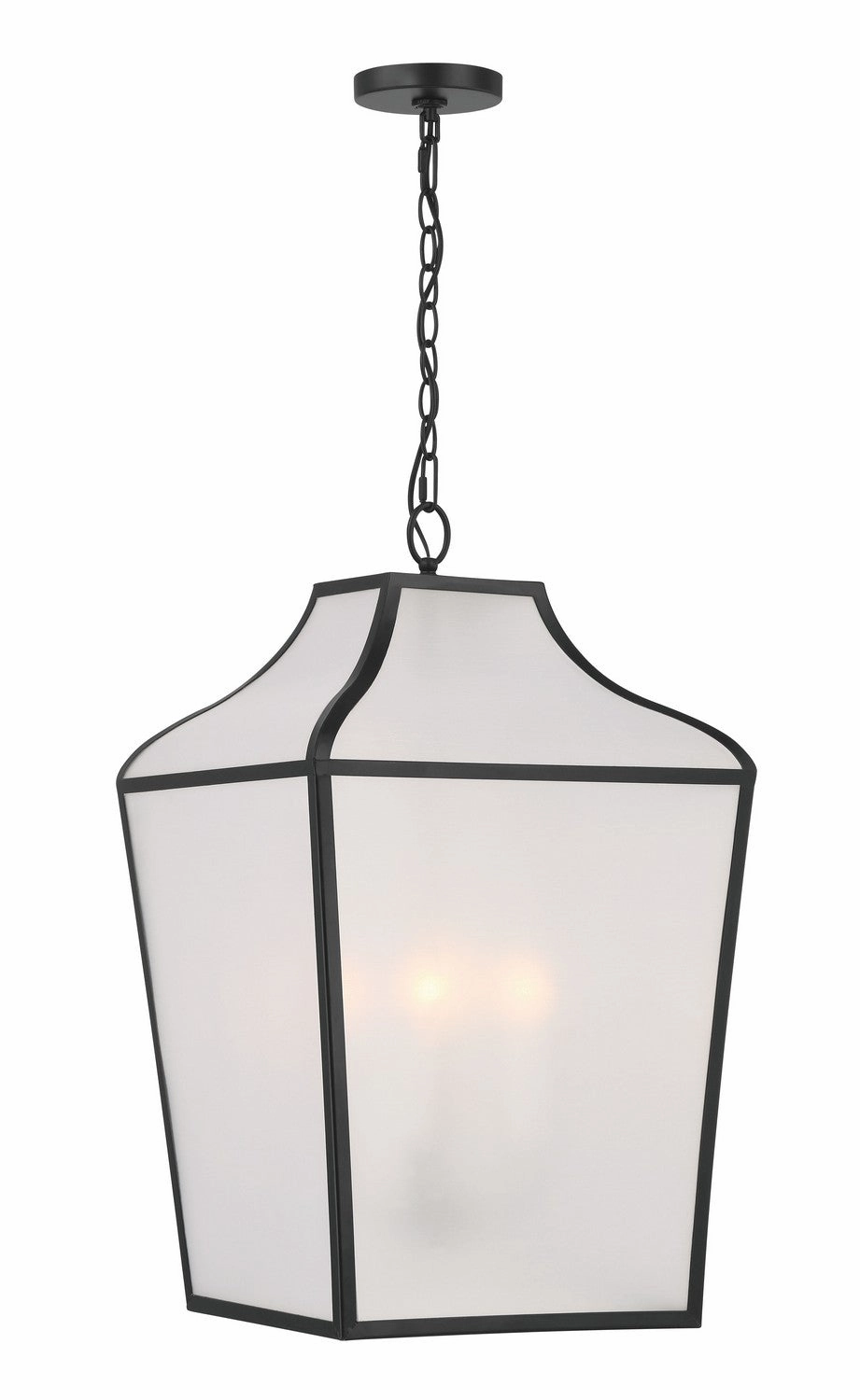 Velena Four Light Pendant Dark Matte Black Energy-saving Ceiling Lights store