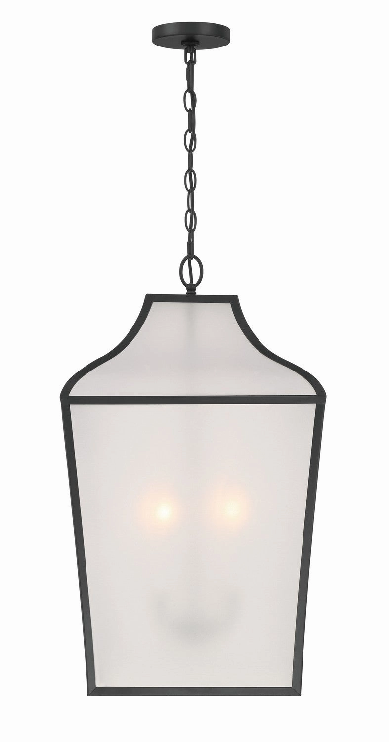 Velena Four Light Pendant Dark Matte Black Energy-saving Ceiling Lights store