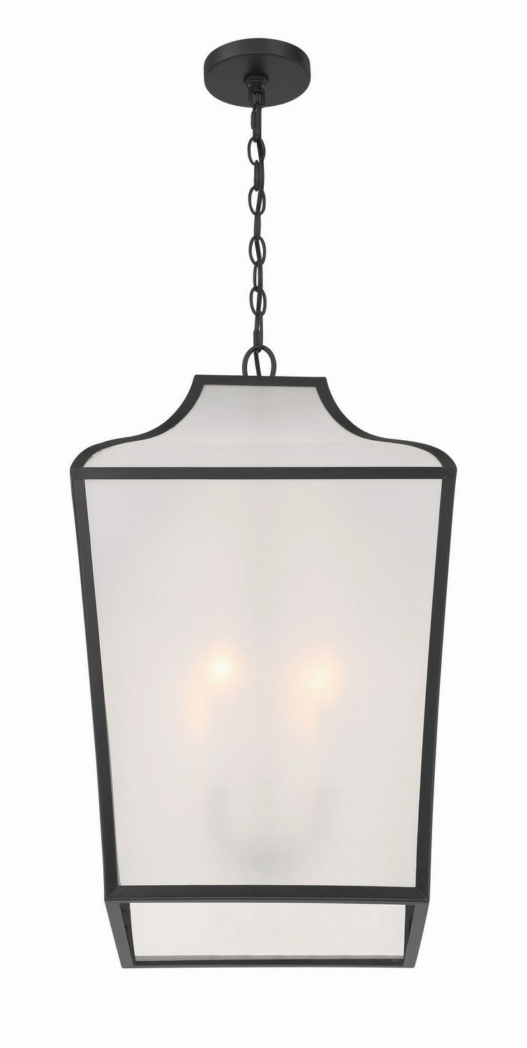 Velena Four Light Pendant Dark Matte Black Energy-saving Ceiling Lights store