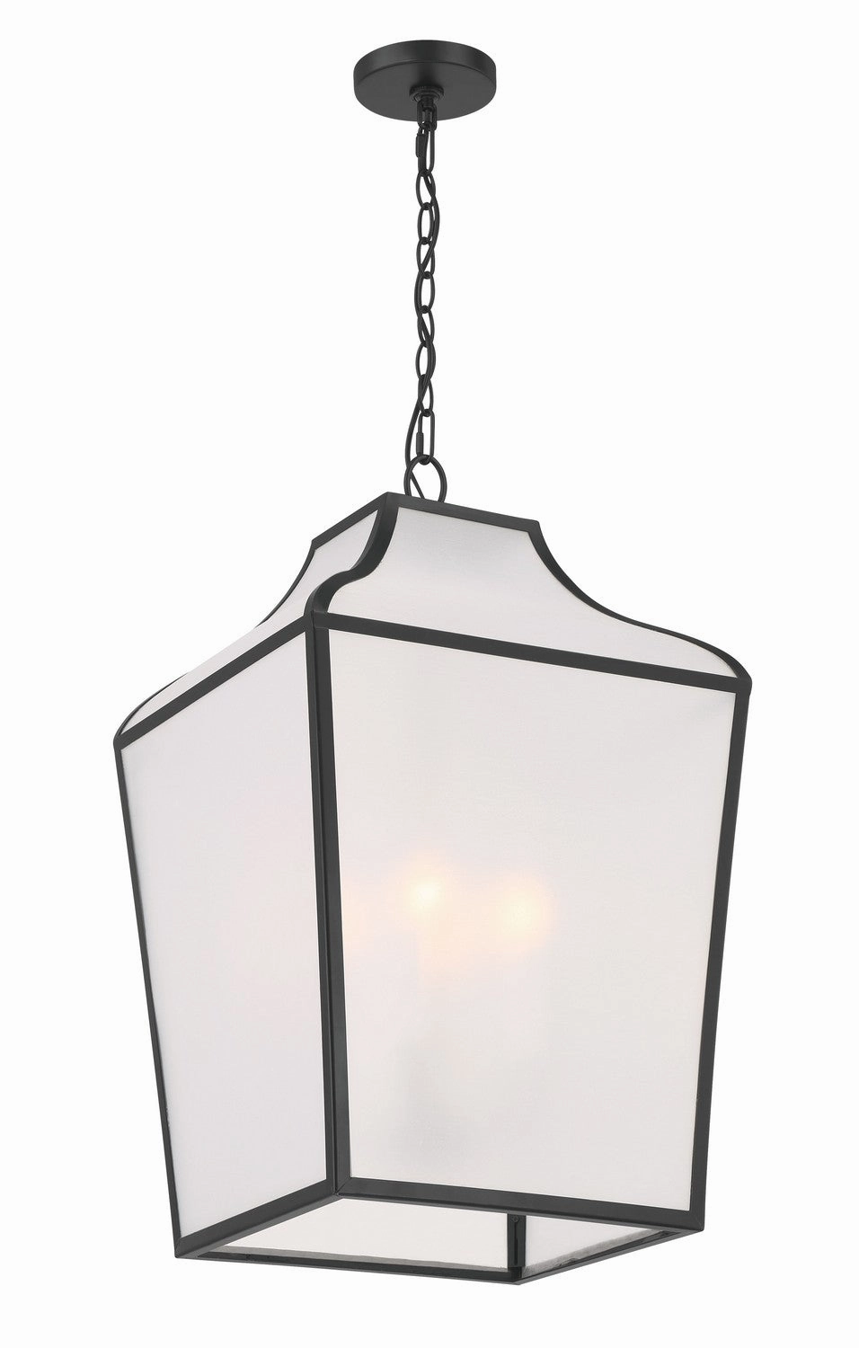 Velena Four Light Pendant Dark Matte Black Energy-saving Ceiling Lights store