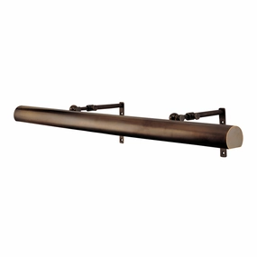Vernon Four Light Picture Light With Plug Distressed Bronze Contemporary Wall Lights outlet