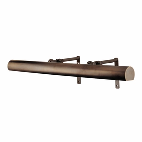 Vernon Three Light Picture Light With Plug Distressed Bronze Contemporary Wall Lights outlet