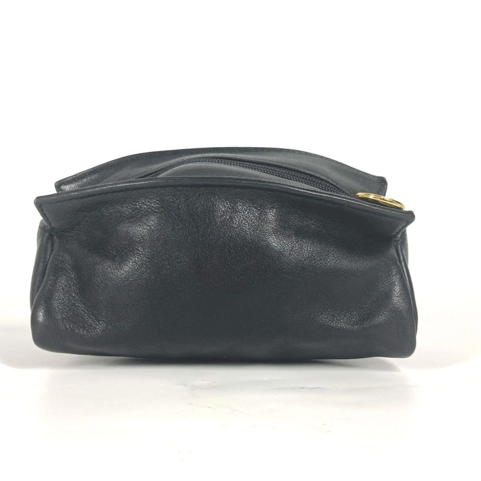 Versace gold Leather Pouch (Pre-Owned)