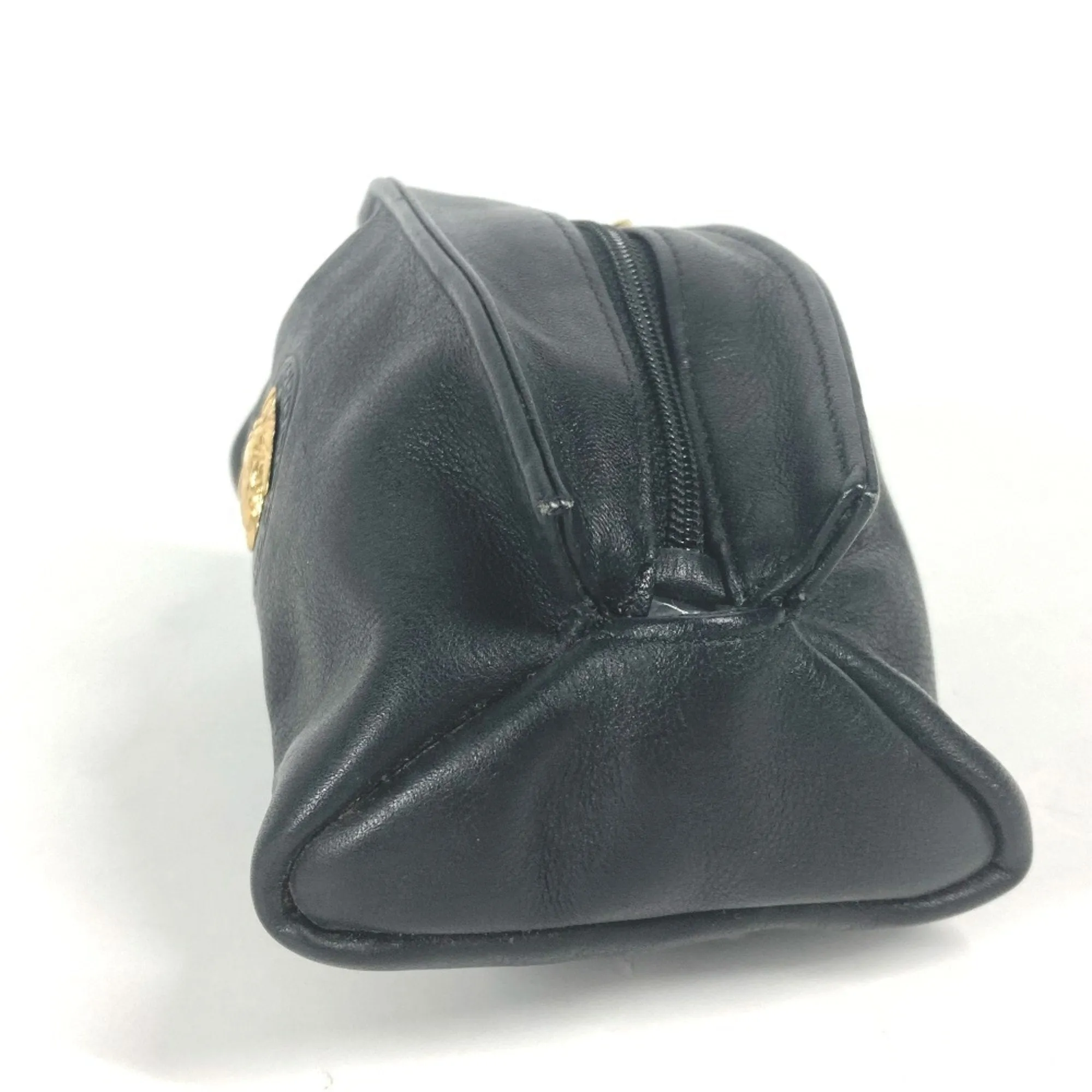 Versace gold Leather Pouch (Pre-Owned)