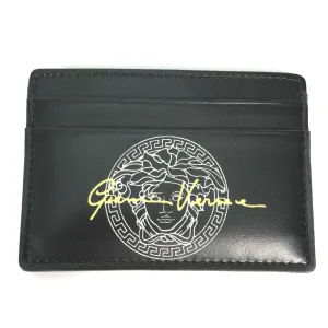 Versace  Leather Card Case (Pre-Owned)