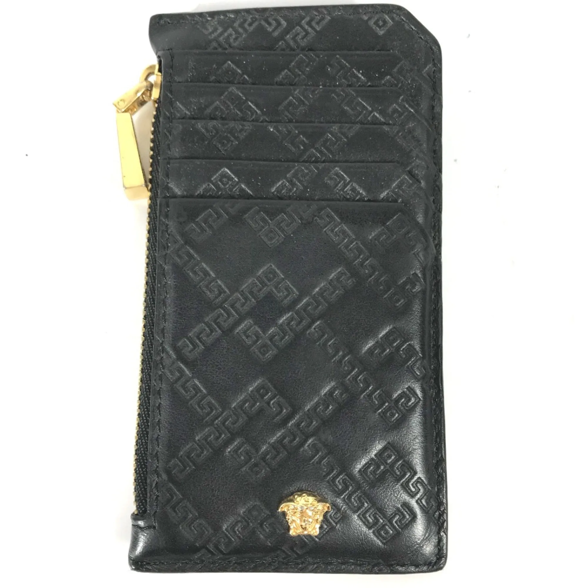 Versace  Leather Coin Purse/Coin Case (Pre-Owned)
