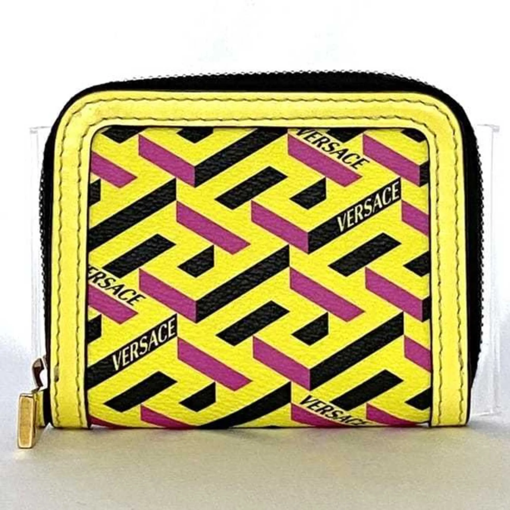 Versace  Leather Coin Purse/Coin Case (Pre-Owned)