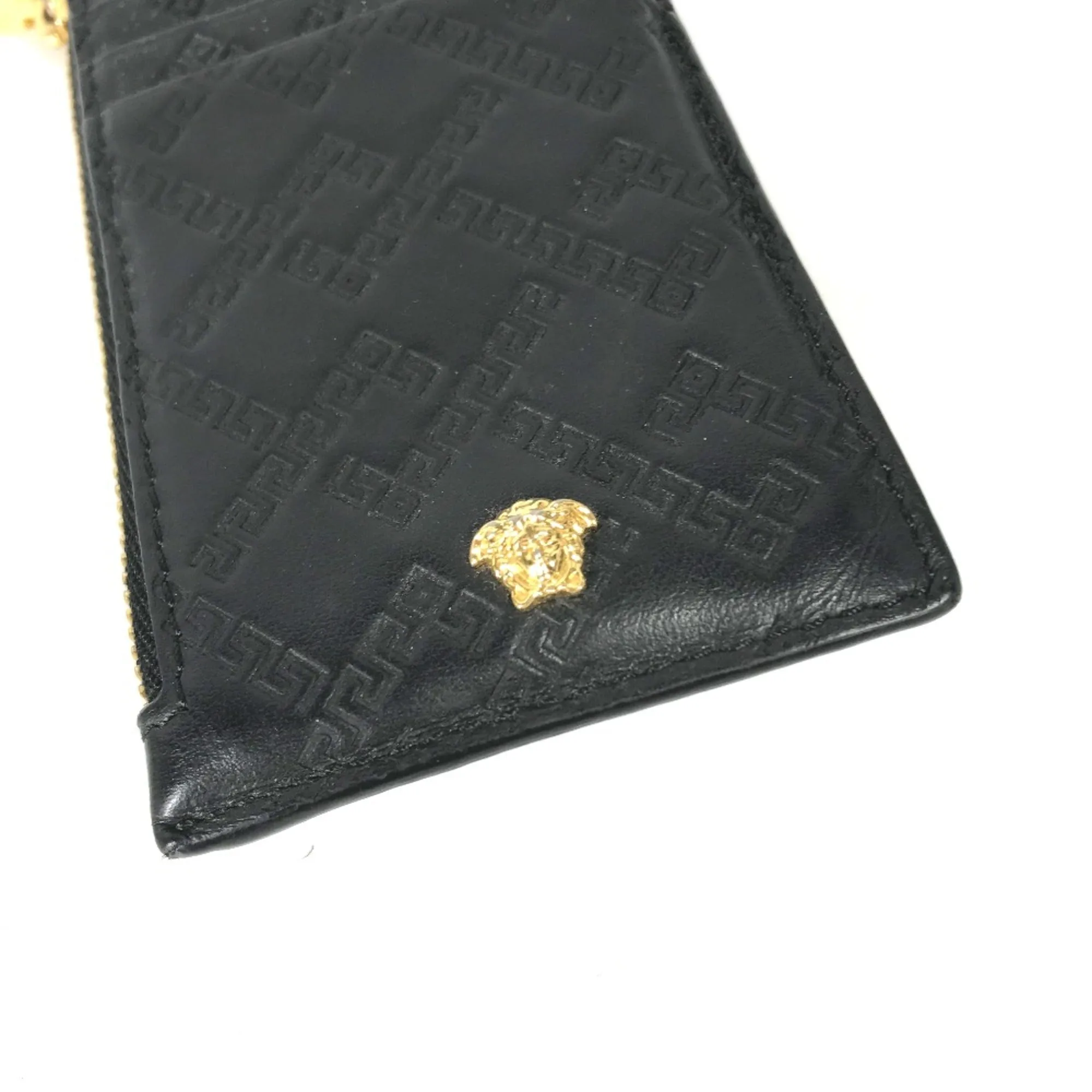 Versace  Leather Coin Purse/Coin Case (Pre-Owned)
