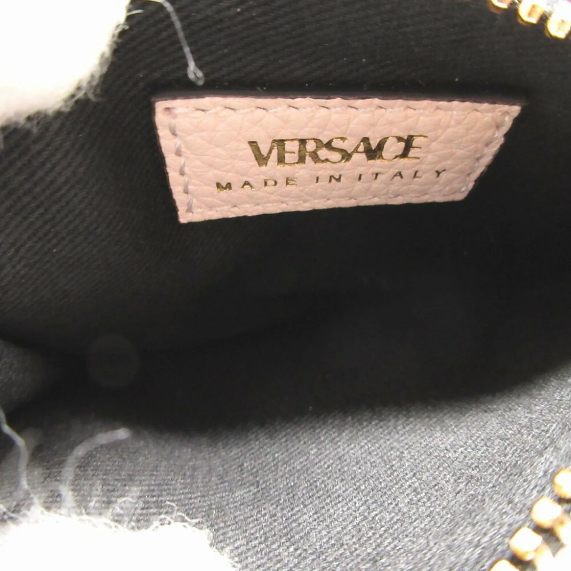 Versace  Leather Coin Purse/Coin Case (Pre-Owned)