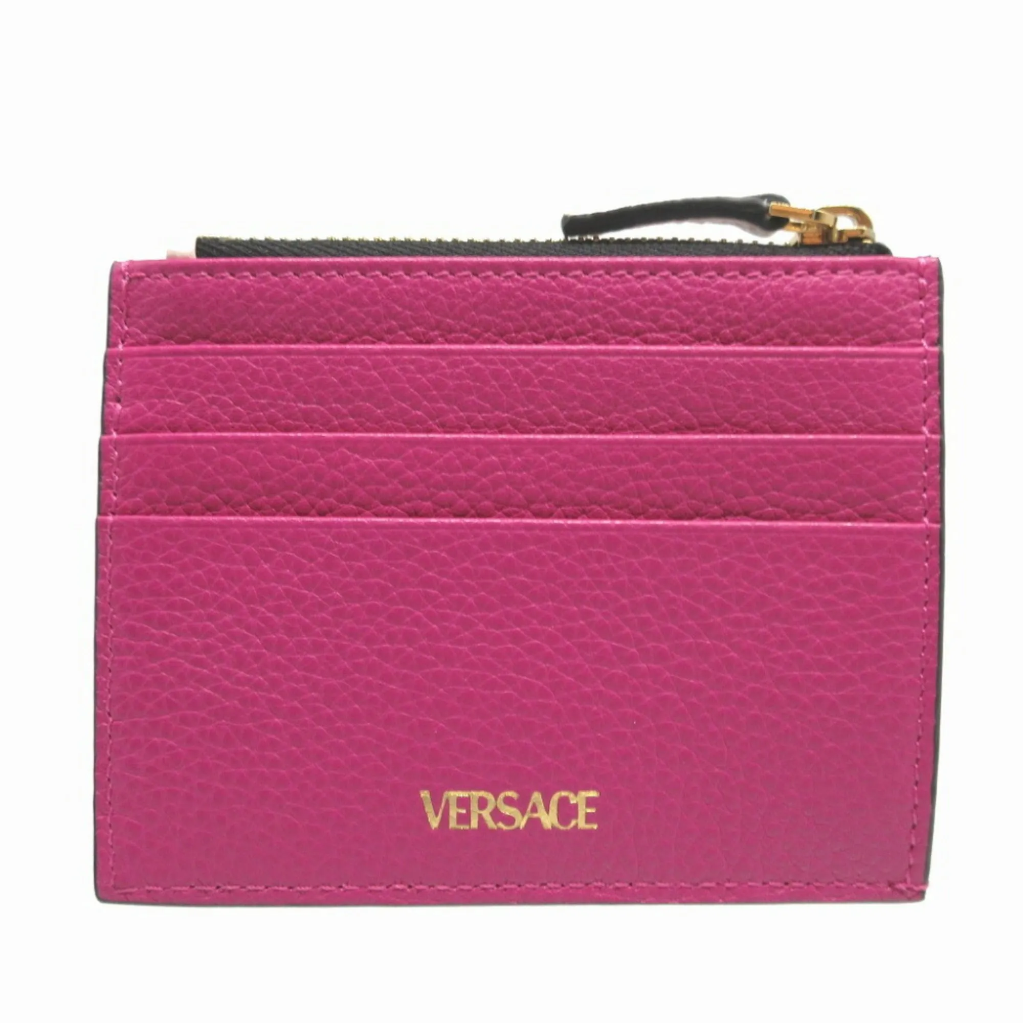 Versace  Leather Coin Purse/Coin Case (Pre-Owned)