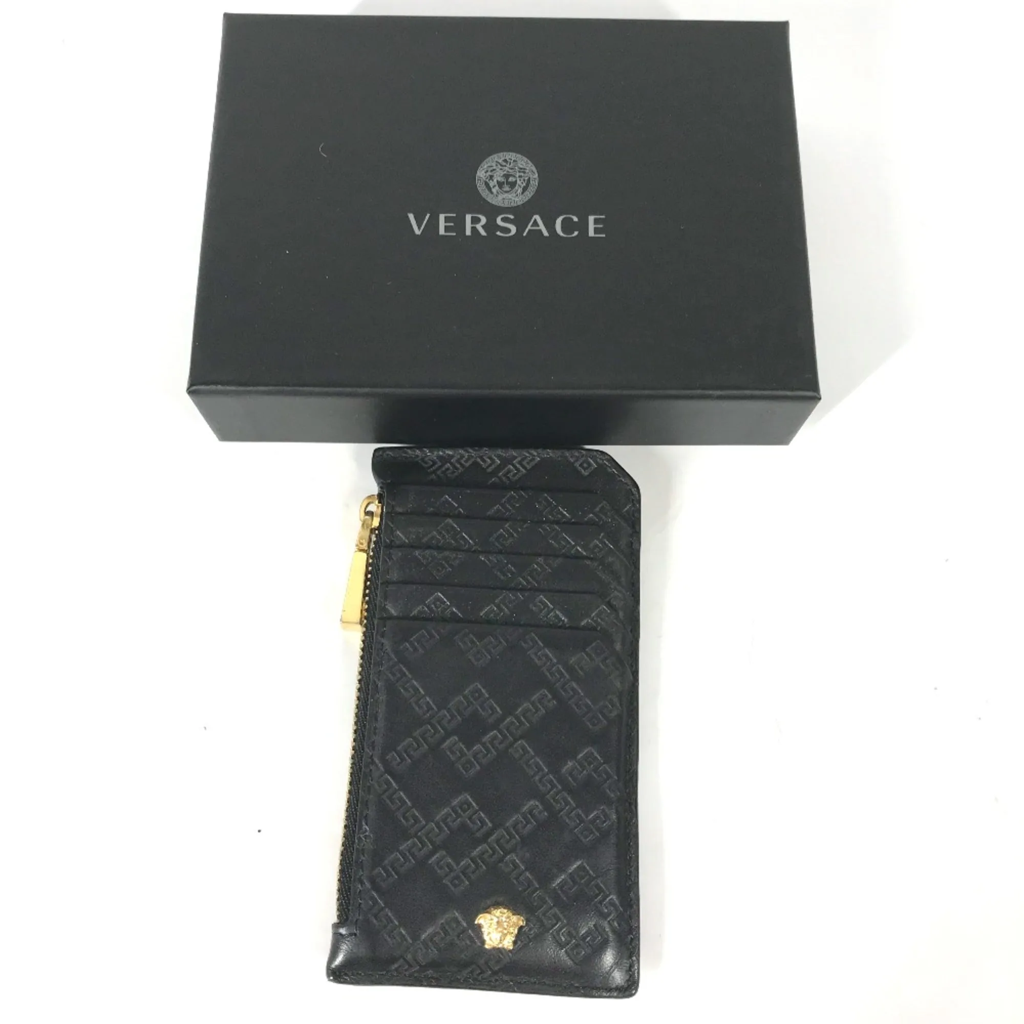 Versace  Leather Coin Purse/Coin Case (Pre-Owned)