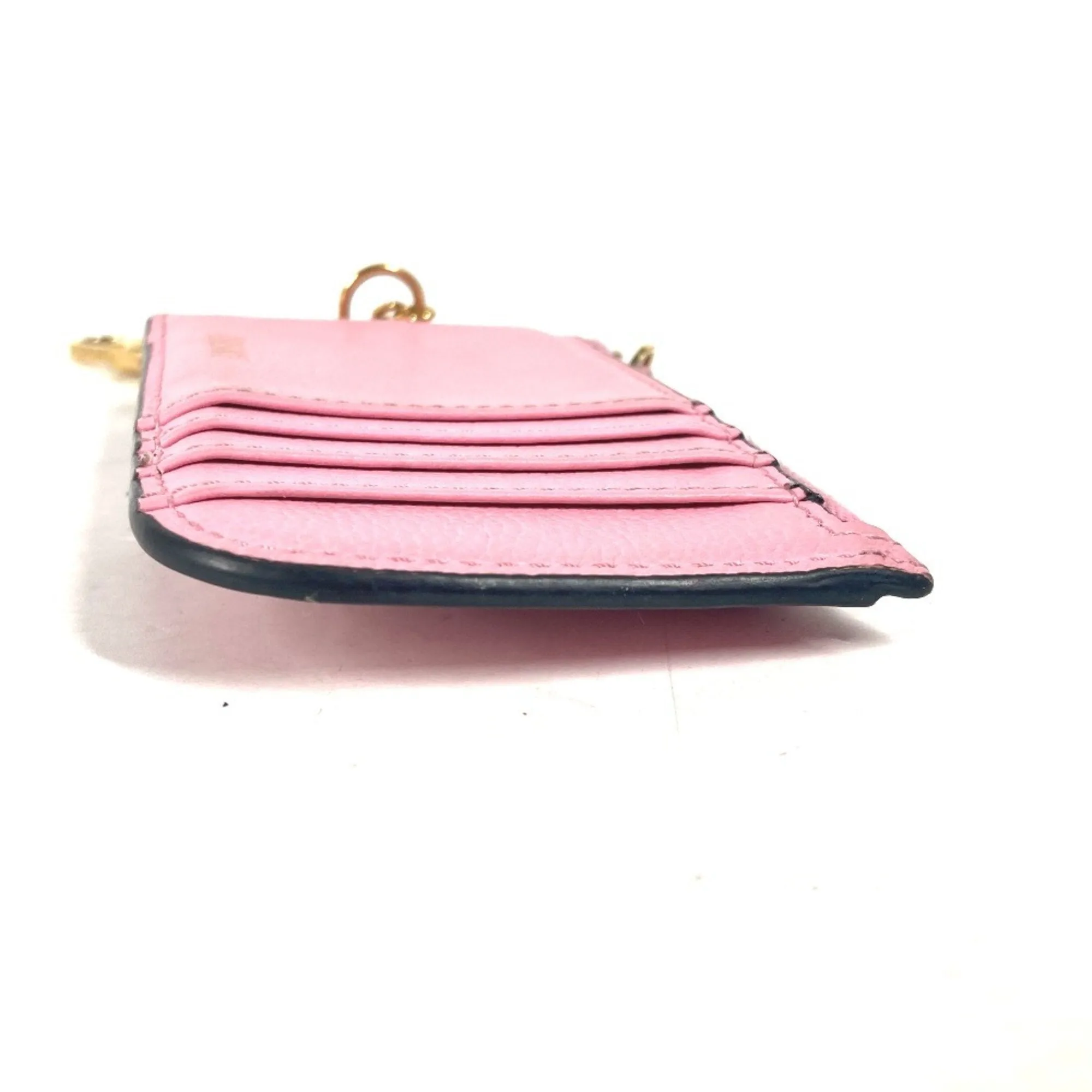 Versace  pink Leather Coin Purse/Coin Case (Pre-Owned)