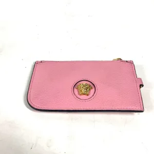 Versace  pink Leather Coin Purse/Coin Case (Pre-Owned)