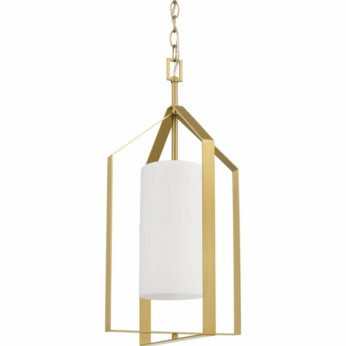 Vertex One Light Foyer Pendant Brushed Gold Cheap Ceiling Lights available