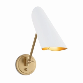 Vest One Light Wall Sconce White Wall Lights for decor discount