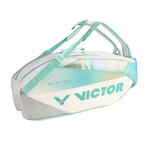 VICTOR TAI TZU YING Tribute Collection Badminton/Tennis Racquet Bag (6pcs) BR5233TTY AR-Bright White/Cockatoo Green