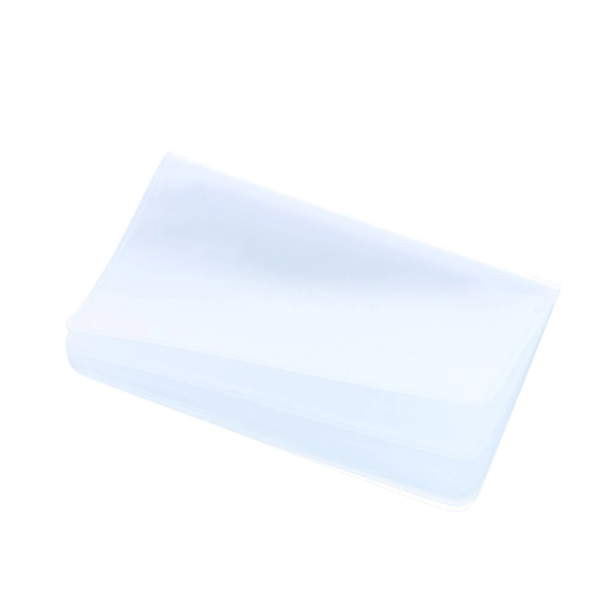 Vinyl Window Inserts for Vertical Bifold or Trifold Wallets (12 Sleeves)