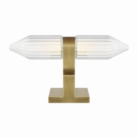 Visual Comfort Modern 700PRTLGSN8BR-LED927 Langston Led Table Lamp Lamp Brass Discount Lighting Lamps