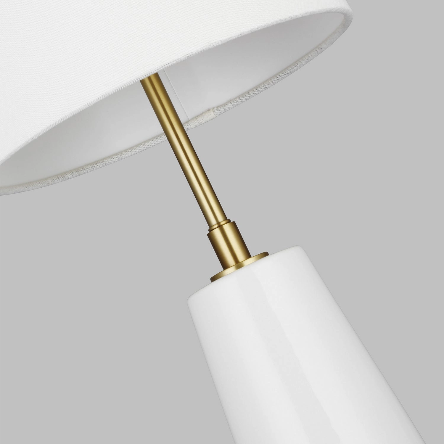 Visual Comfort Studio KT1211ARC1 Lorne One Light Floor Lamp Lamp White