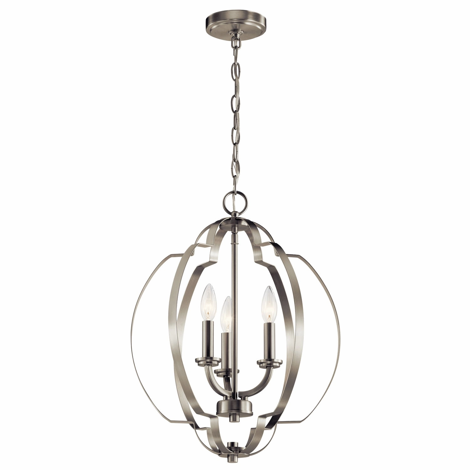 Voleta Three Light Pendant Brushed Nickel Ceiling Lights Lighting free shipping