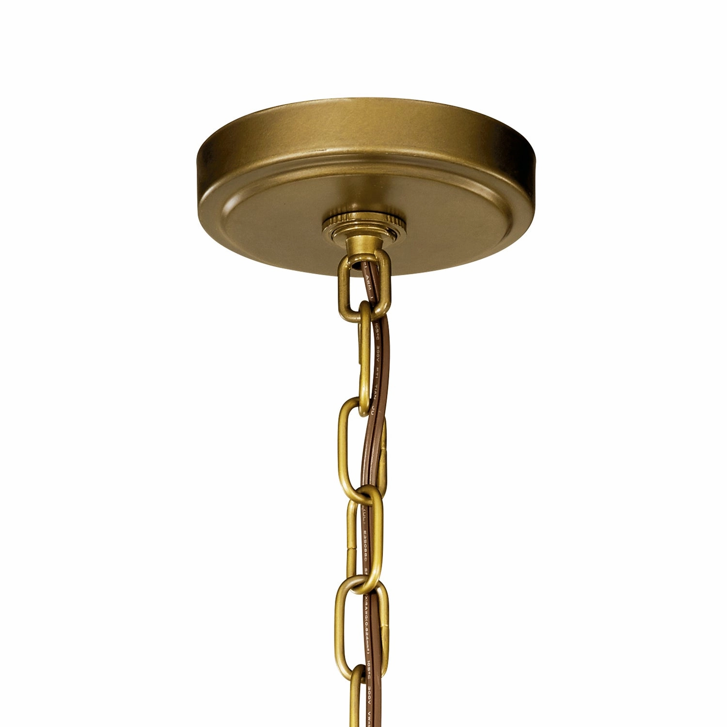 Voleta Three Light Pendant Natural Brass Ceiling Light Fixtures on sale