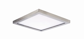 Wafer LED Flush Mount Satin Nickel Outdoor Ceiling Mount Lighting special offer