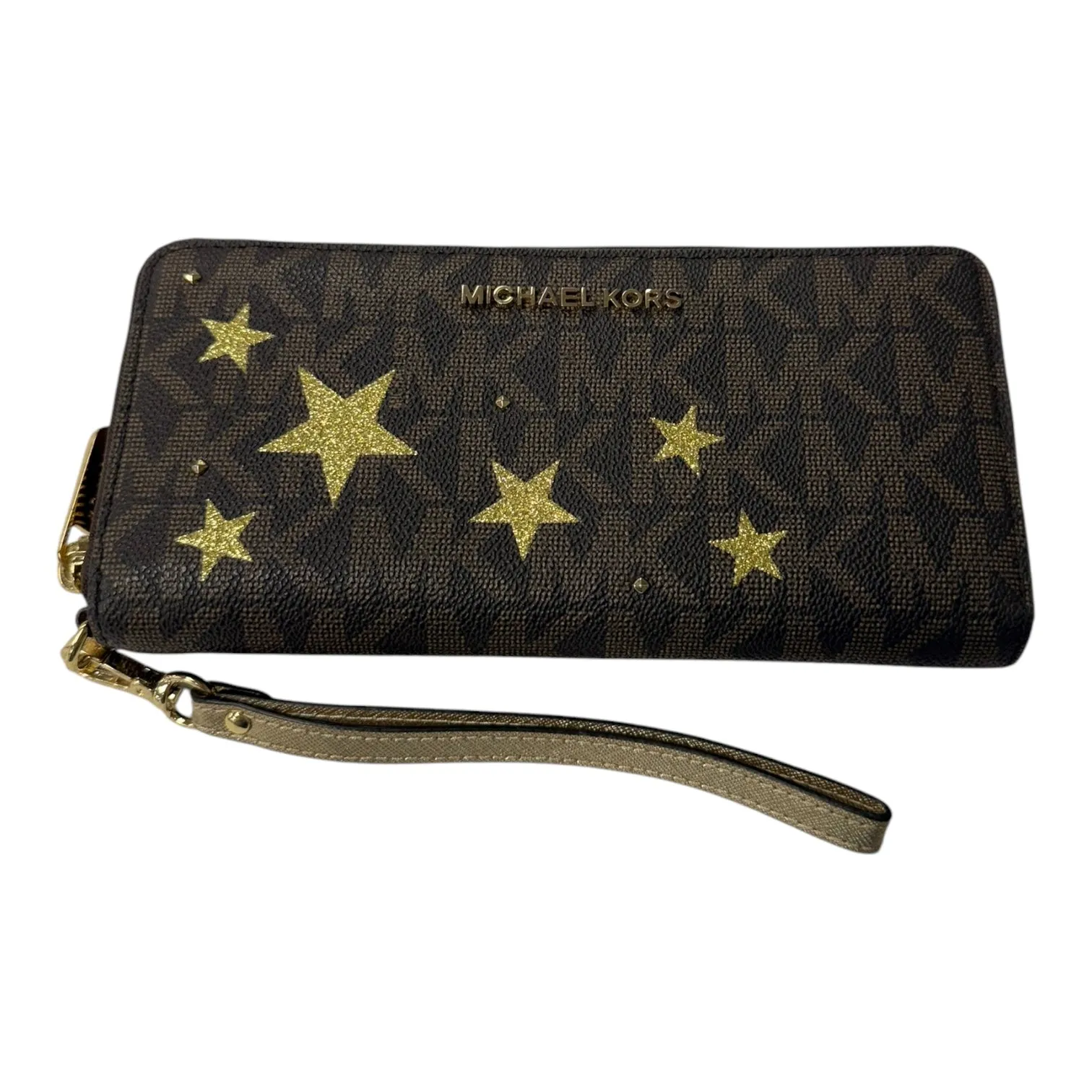 Wallet Designer By Michael Kors In Brown, Size:Large