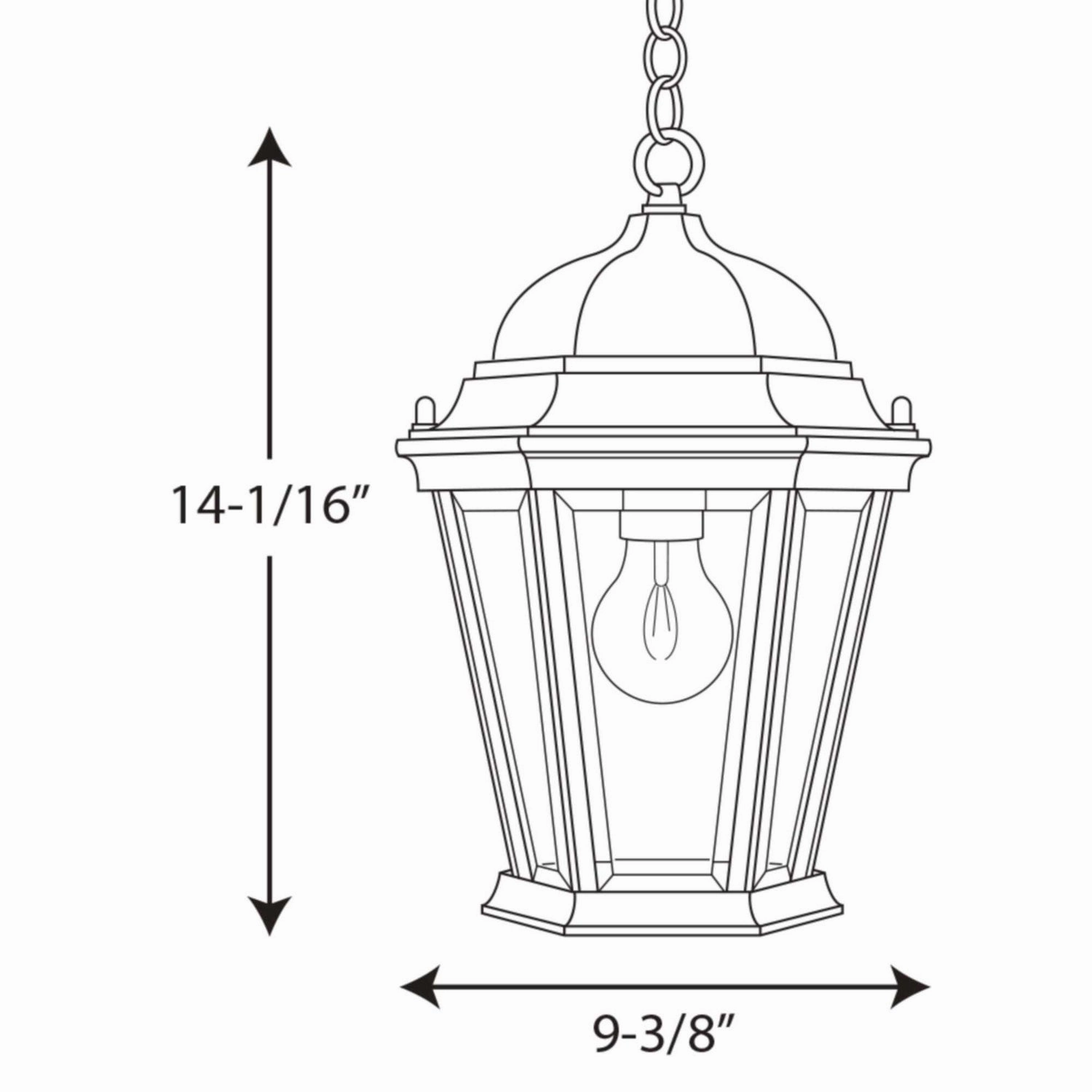 Welbourne One Light Hanging Lantern Textured Black Garden Hanging Lights promo