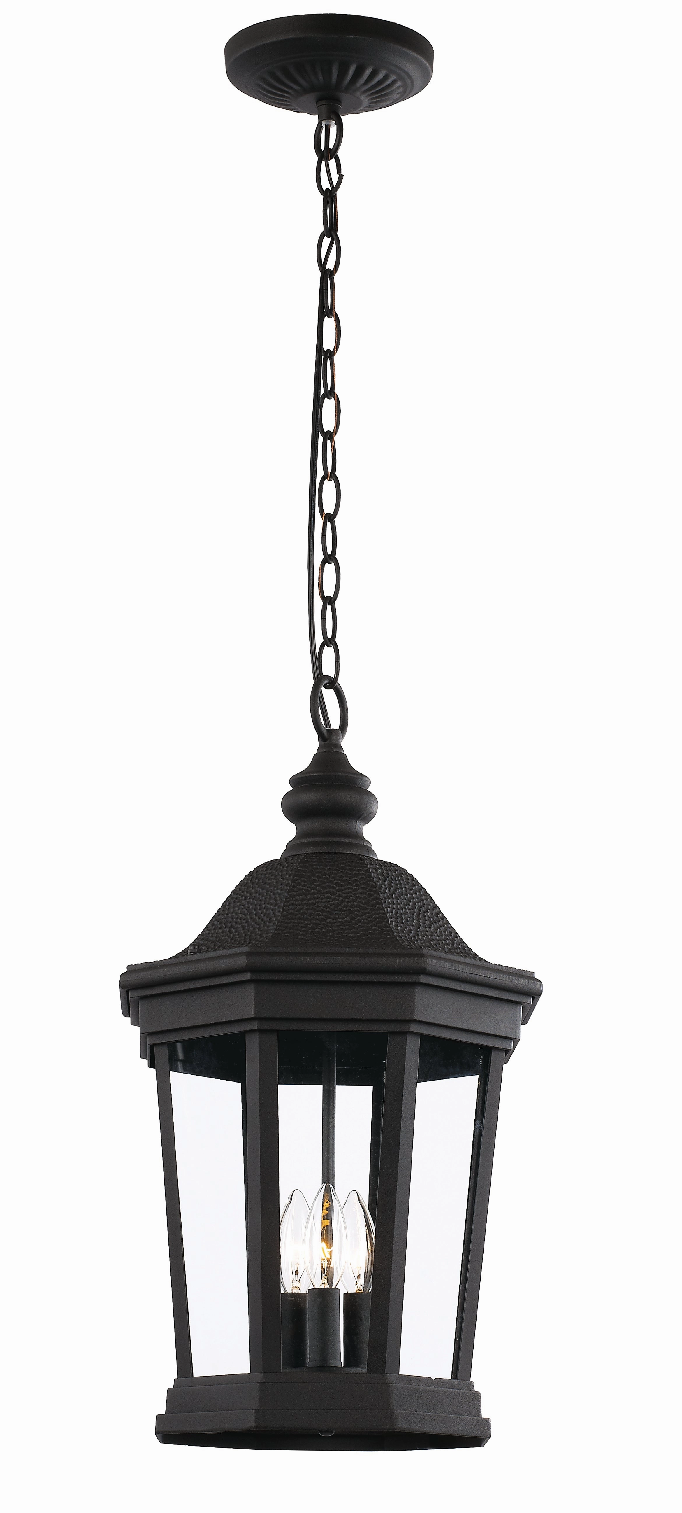 Westfield Three Light Hanging Lantern Black Outdoor Hanging Lights Lighting best seller