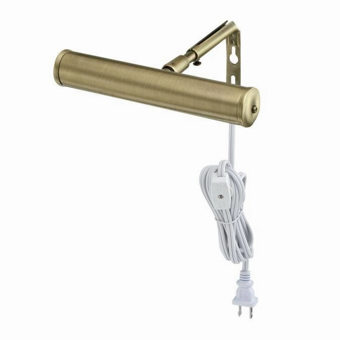 Westinghouse Lighting 7505200  Slimline Picture Light Home Decor Antique Brass Wall Lighting outlet online