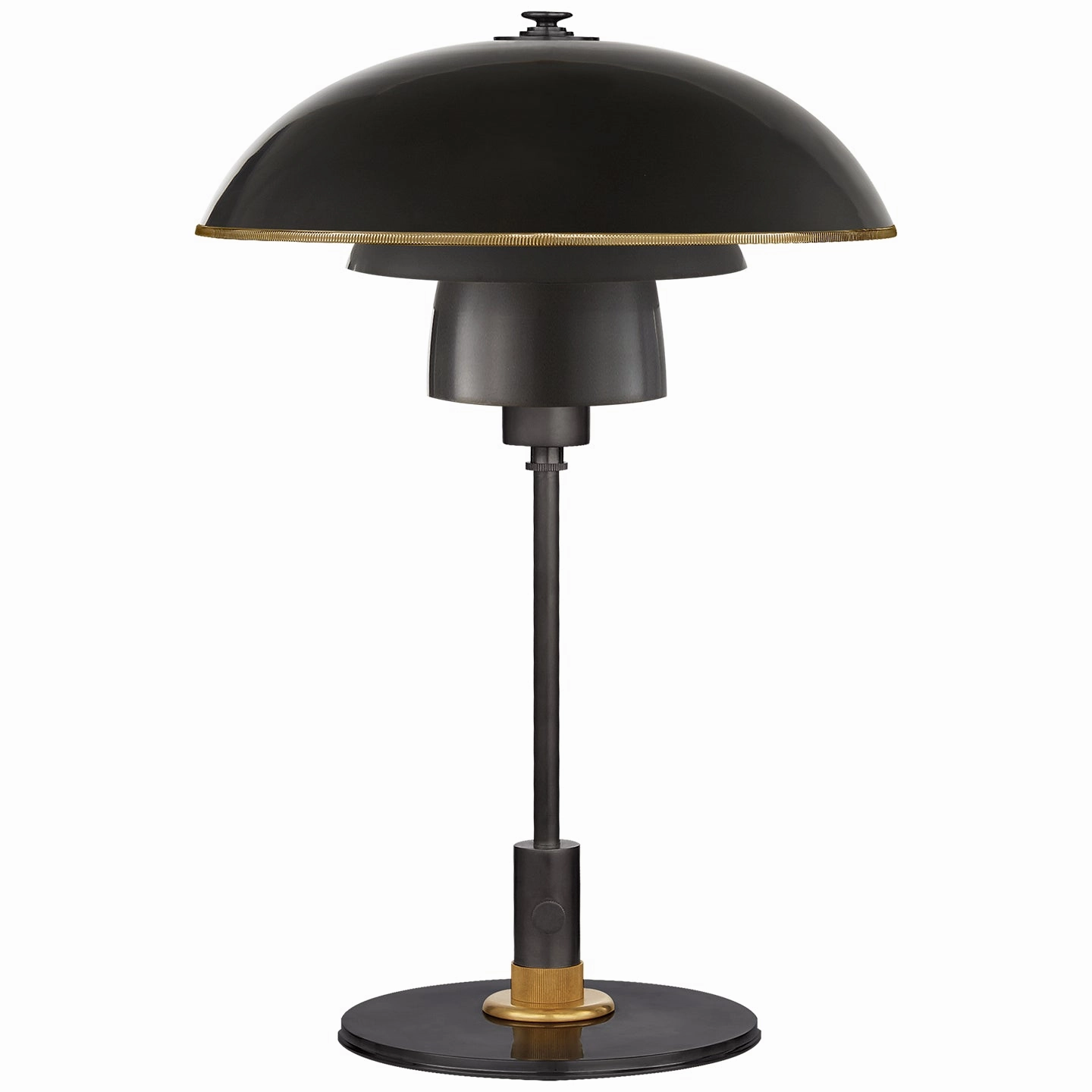 Whitman One Light Desk Lamp Bronze and Hand-Rubbed Antique Brass Desk Lamps Lighting sale online