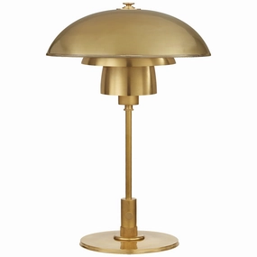 Whitman One Light Desk Lamp Hand-Rubbed Antique Brass Desk Lamps Lighting sale online