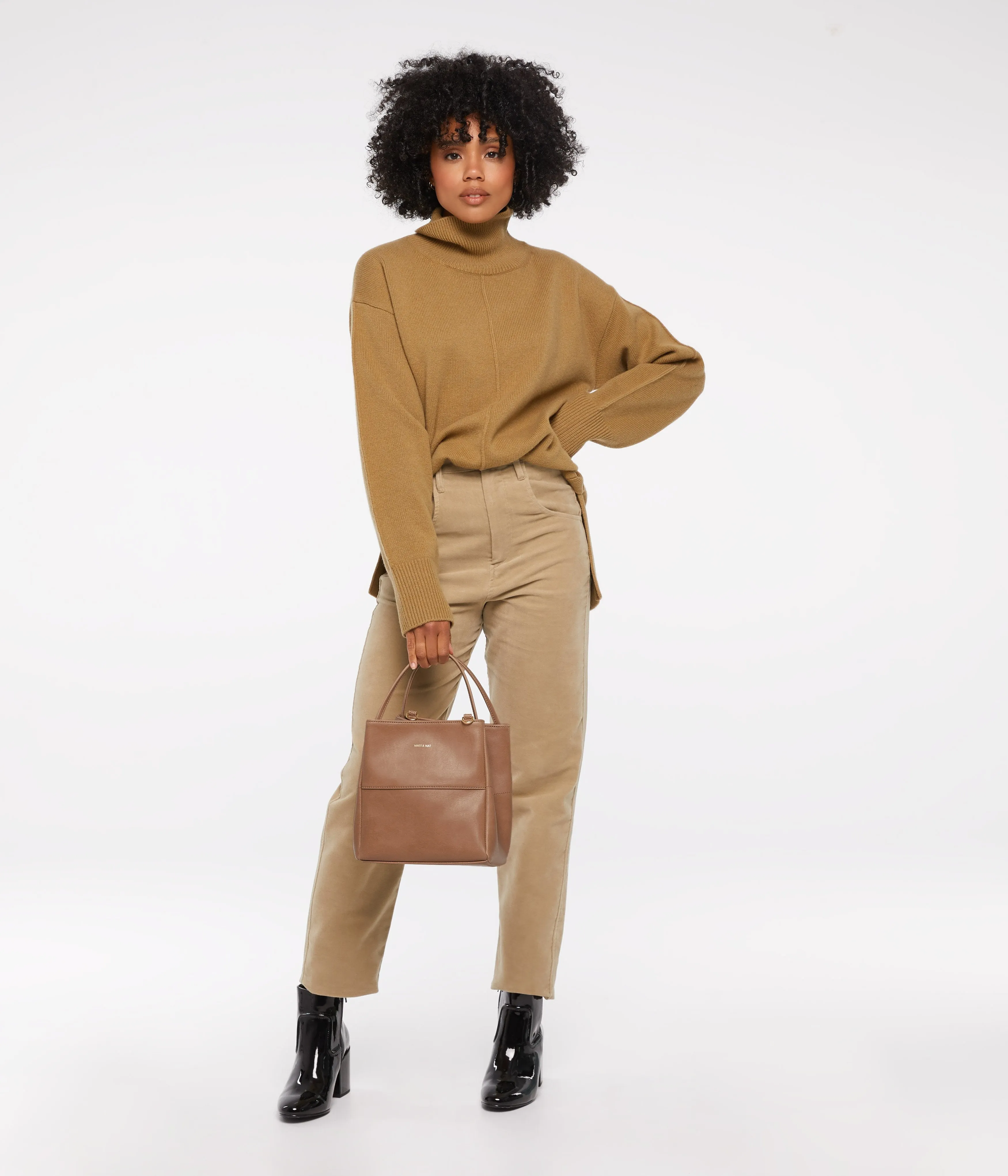 WILLASM Small Vegan Tote Bag - Vintage